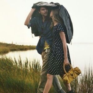 Anthropologie Lili's Closet Polkadot Dress